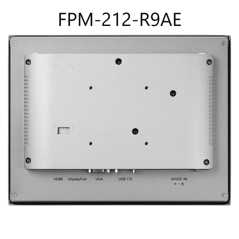 FPM-212 - 抵抗膜方式タッチパネル、ダイレクト HDMI、DP、および VGA 